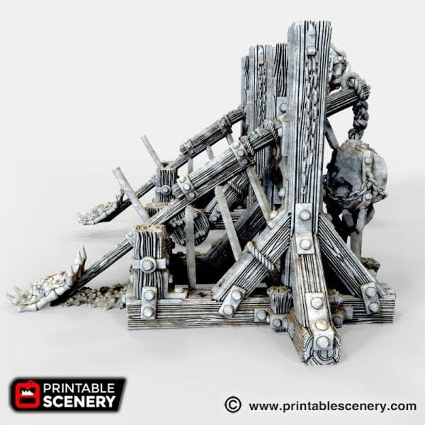 Tabletop Terrain Terrain Plague Thrower Catapult - Siege Equipment