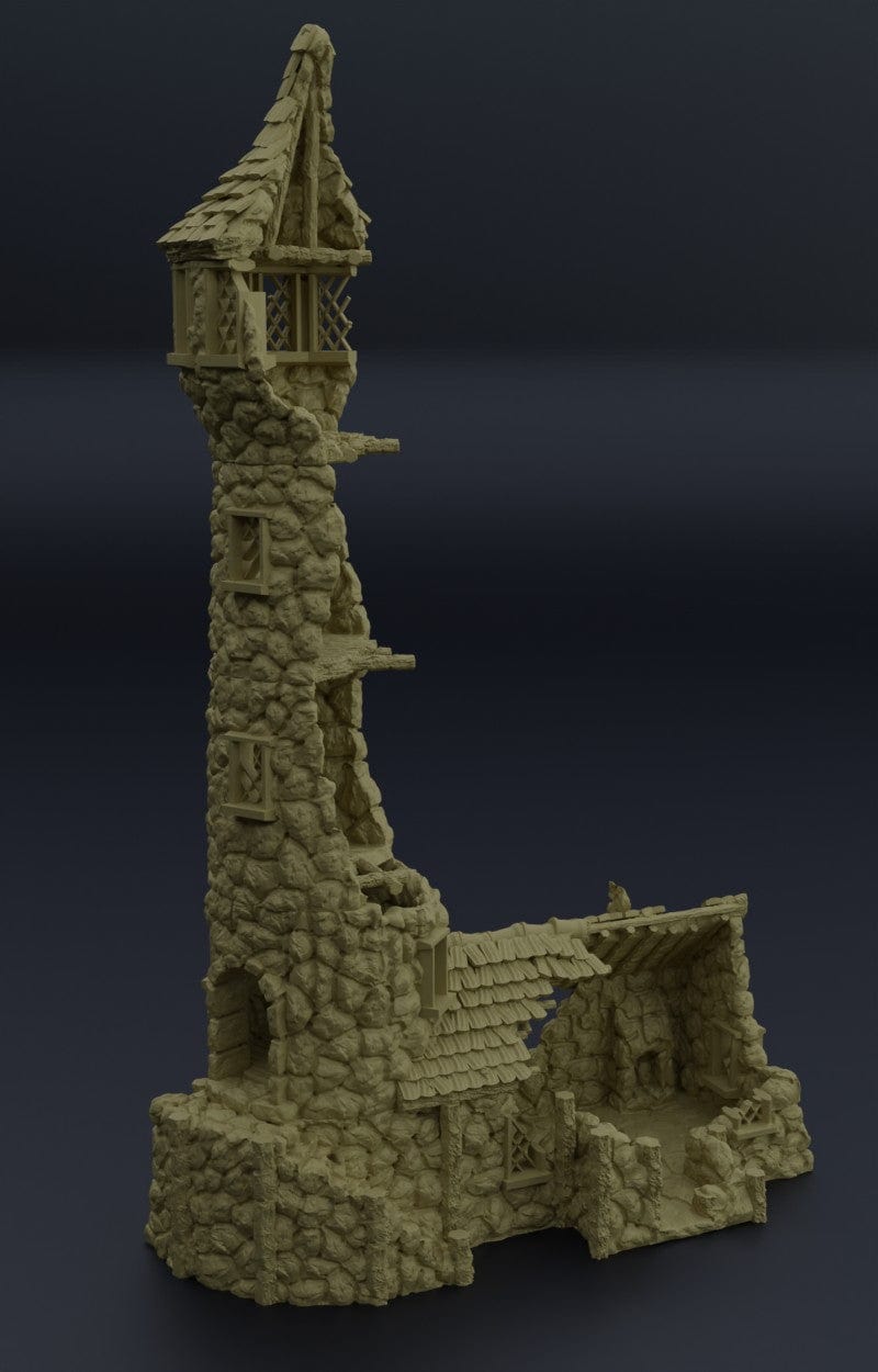 Tabletop Terrain Terrain Ruined Lighthouse