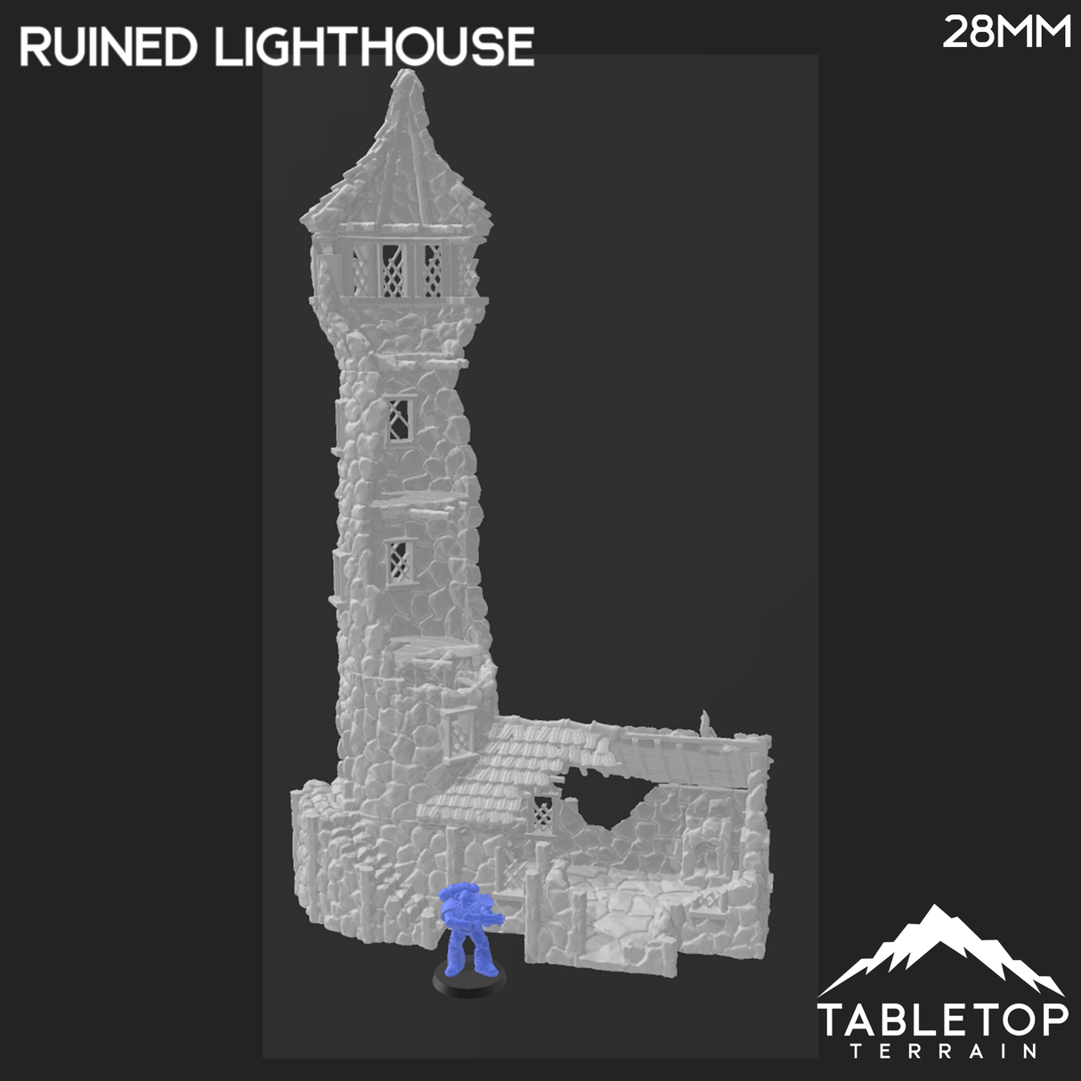 Tabletop Terrain Terrain Ruined Lighthouse