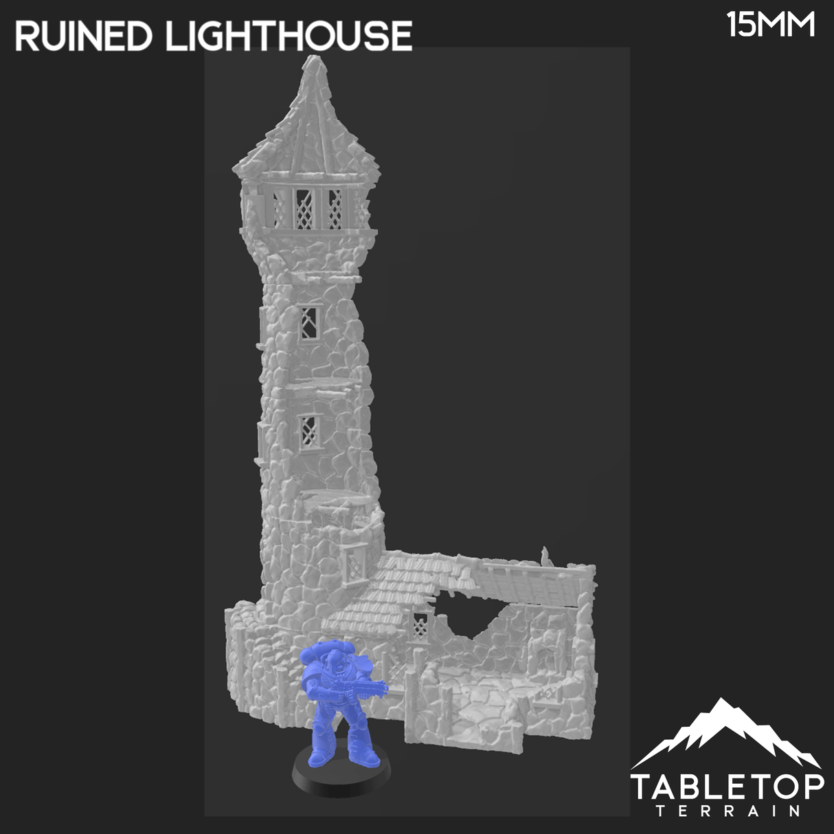 Tabletop Terrain Terrain Ruined Lighthouse