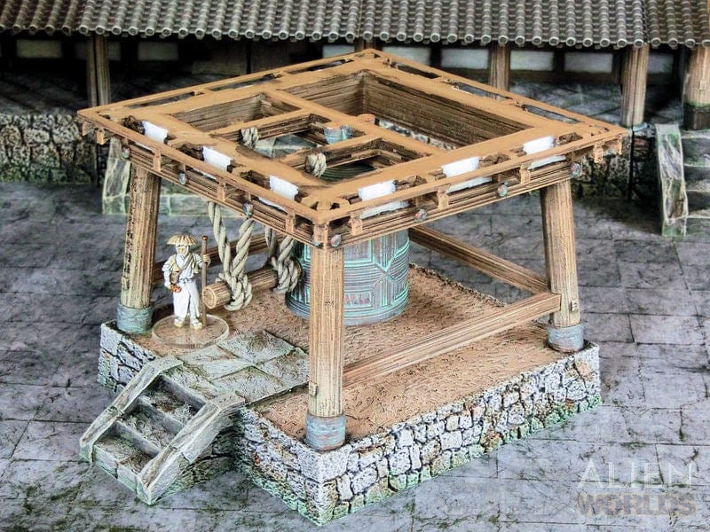 Tabletop Terrain Terrain Samurai Temple Bell