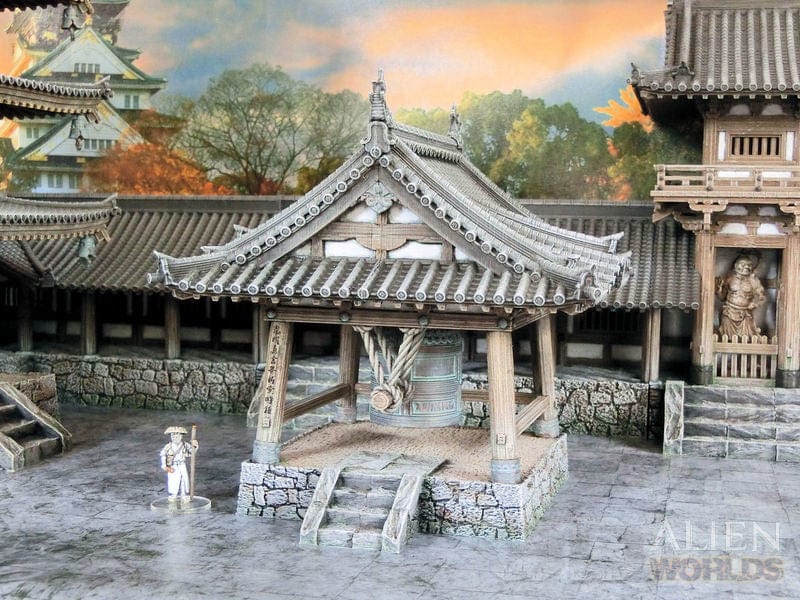 Tabletop Terrain Terrain Samurai Temple Bell