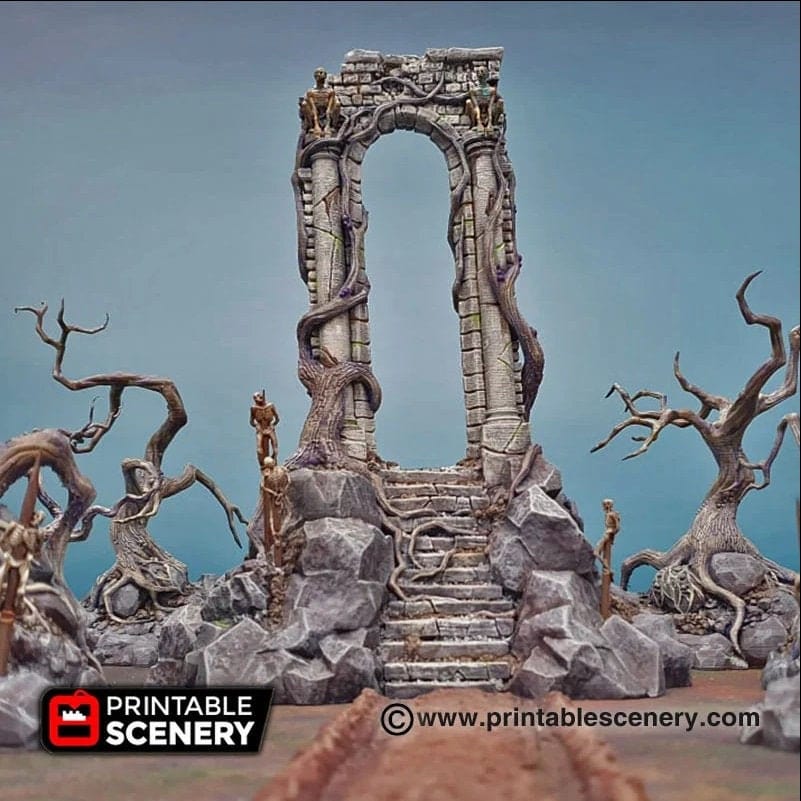 Tabletop Terrain Terrain Shadow Gate - Fantasy Scatter Terrain