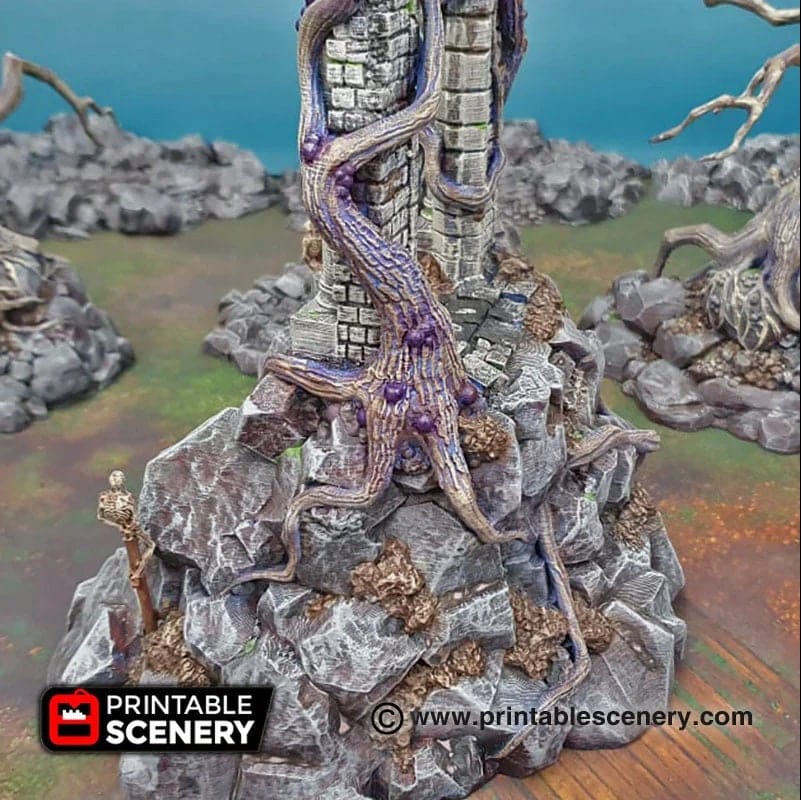 Tabletop Terrain Terrain Shadow Gate - Fantasy Scatter Terrain