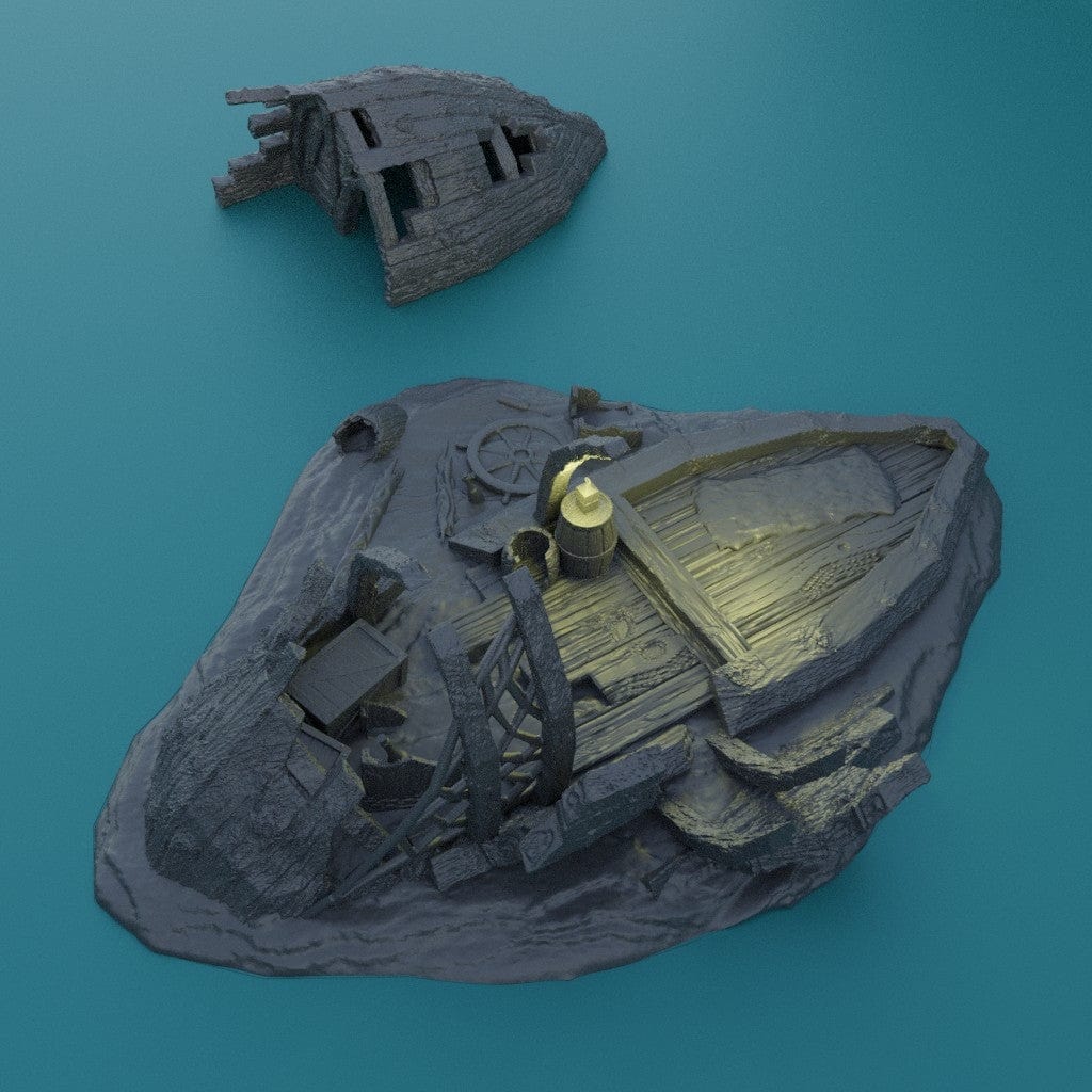 Tabletop Terrain Terrain Shipwreck Burrow