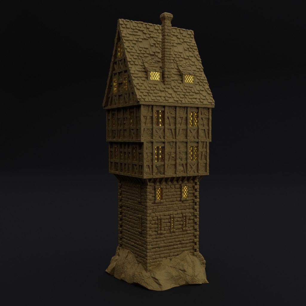 Tabletop Terrain Terrain Tower House