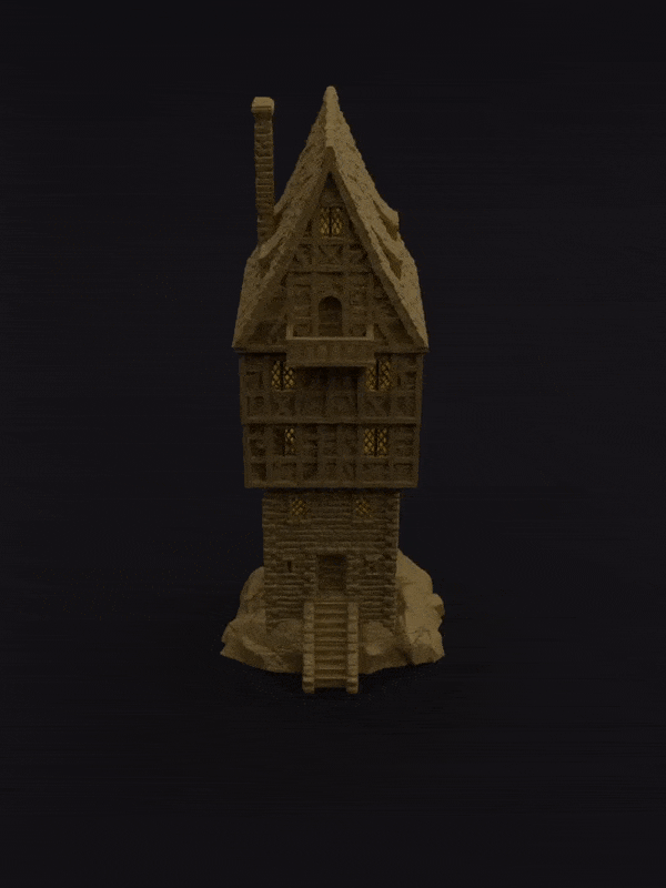 Tabletop Terrain Terrain Tower House