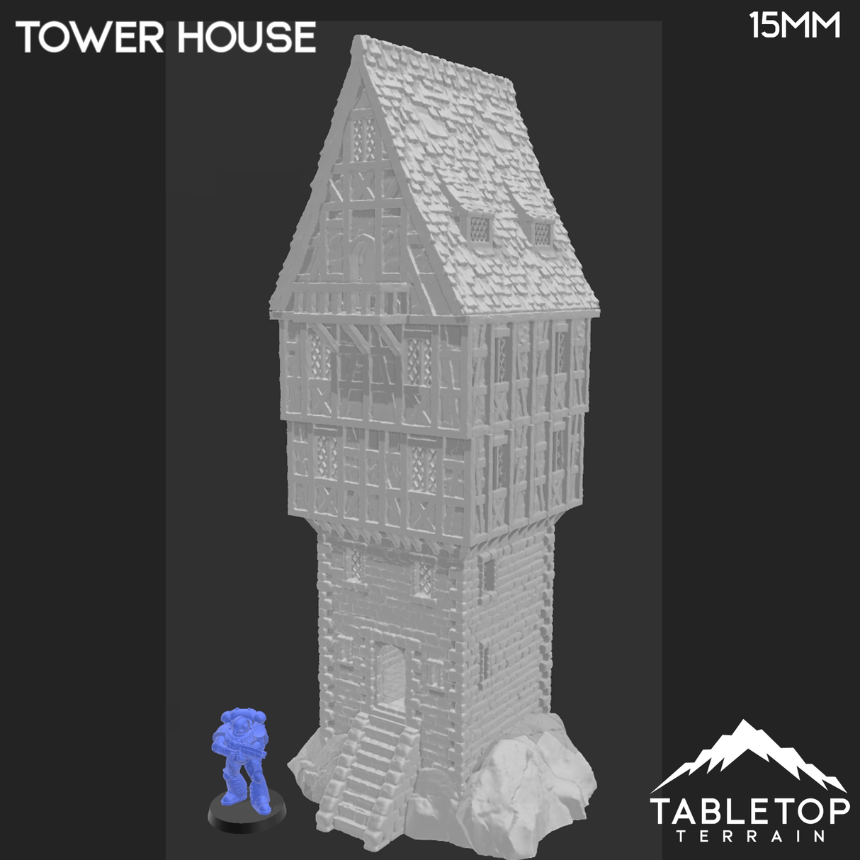 Tabletop Terrain Terrain Tower House
