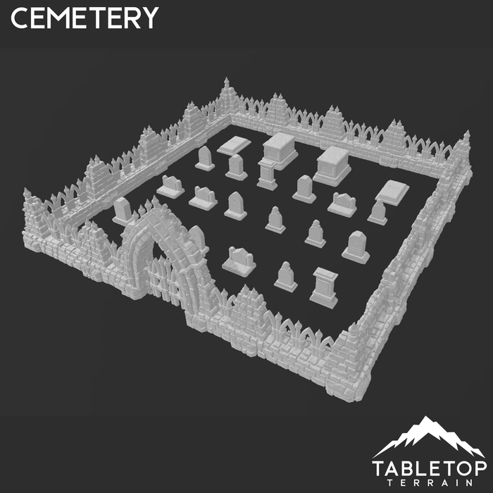 Tabletop Terrain Terrain Ulvheim Cemetery - Fantasy Terrain