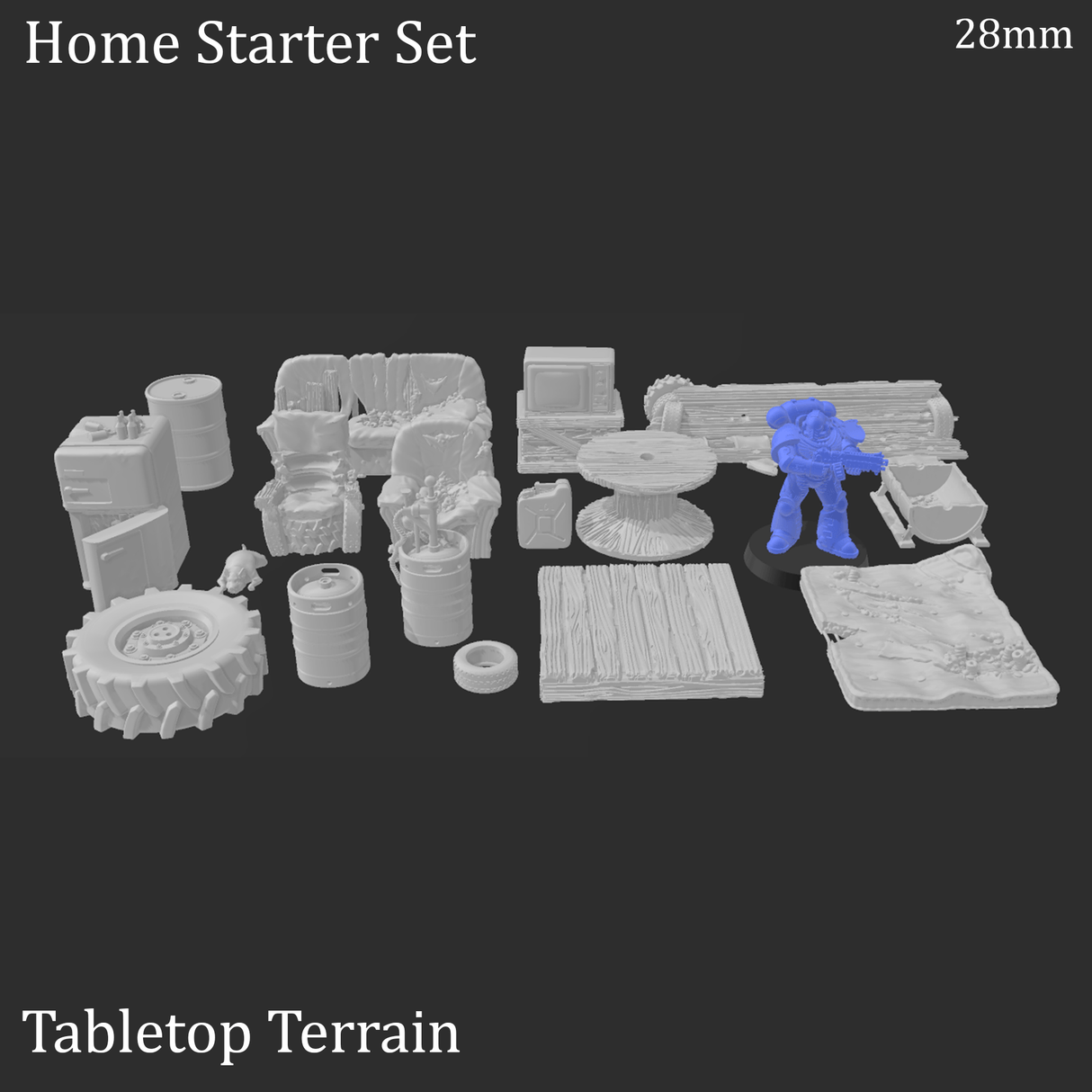 Tabletop Terrain Terrain Wasteworld Home Starter Kit - Gaslands Terrain