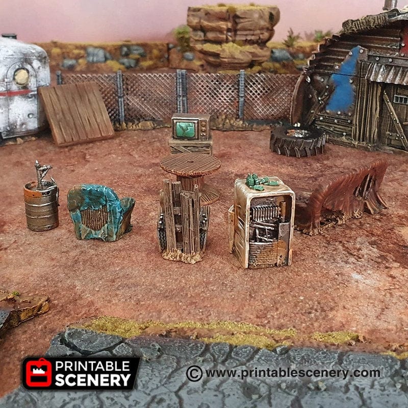Tabletop Terrain Terrain Wasteworld Home Starter Kit - Gaslands Terrain