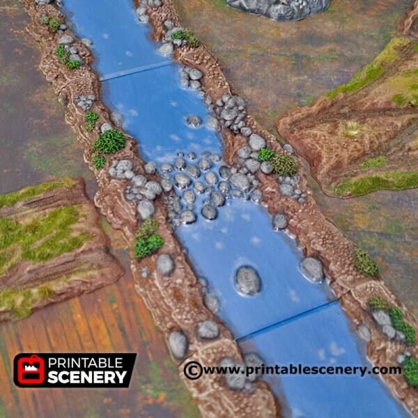 Tabletop Terrain Terrain Wild Rivers - Fantasy Terrain