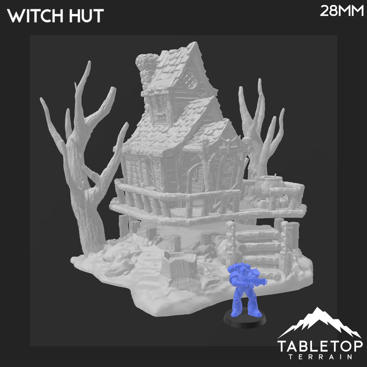 Tabletop Terrain Terrain Witch Hut
