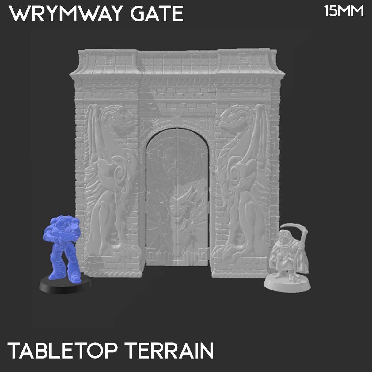 Tabletop Terrain Terrain Wrymway Gate - Rise of the Halflings - Fantasy Terrain
