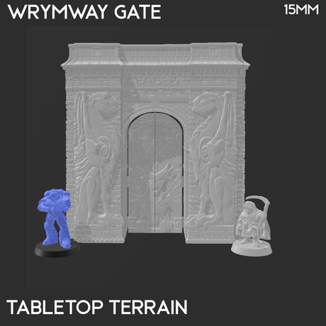 Tabletop Terrain Terrain Wrymway Gate - Rise of the Halflings - Fantasy Terrain