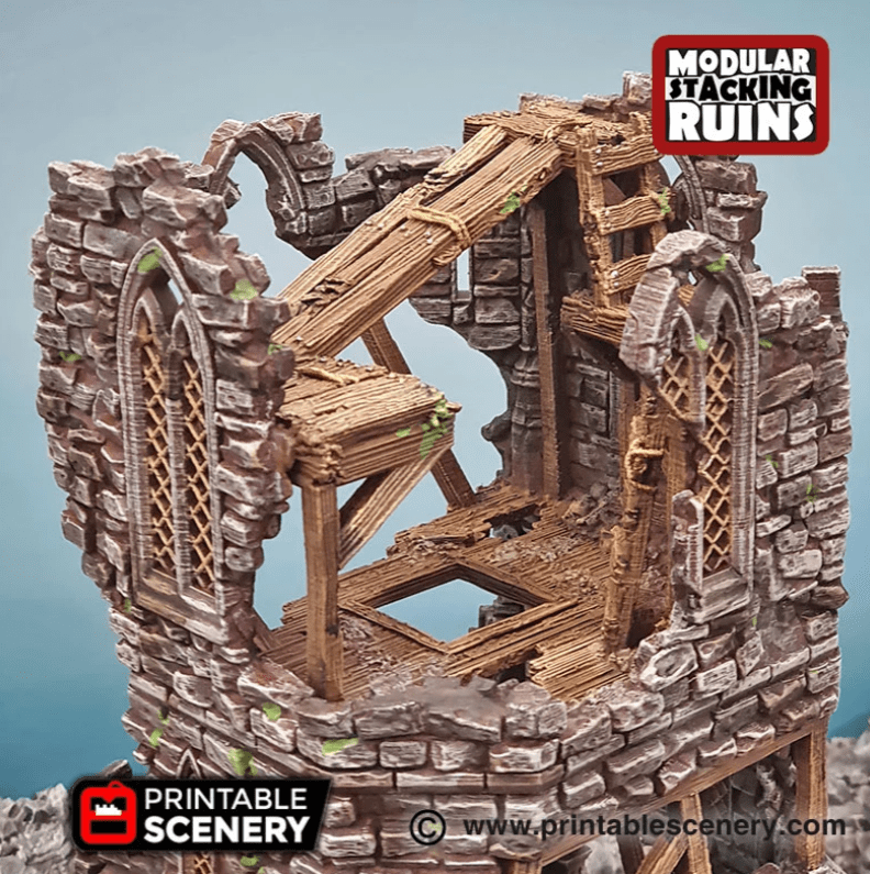 Tabletop Terrain Tower Tower of Insanity - Fantasy Tower