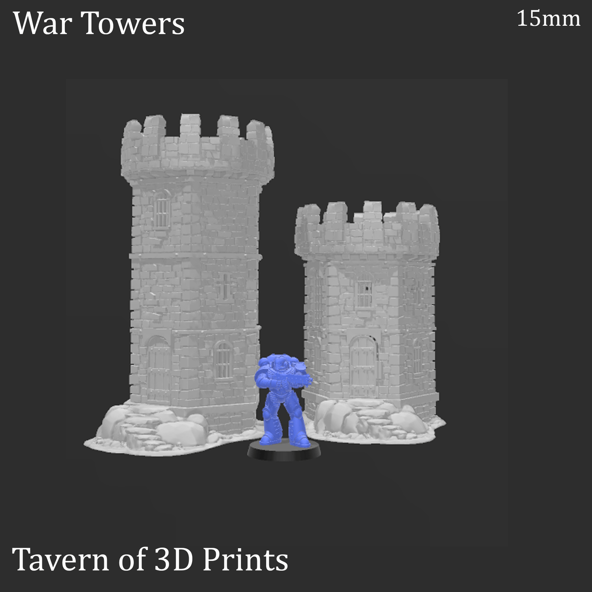 Tabletop Terrain Tower War Towers - Fantasy Building