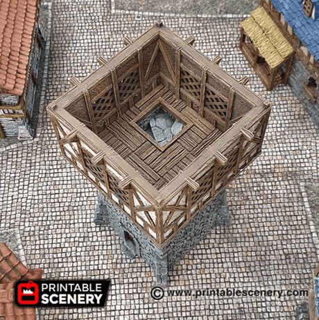 Tabletop Terrain Tower Winterdale Watchtower - Fantasy Tower