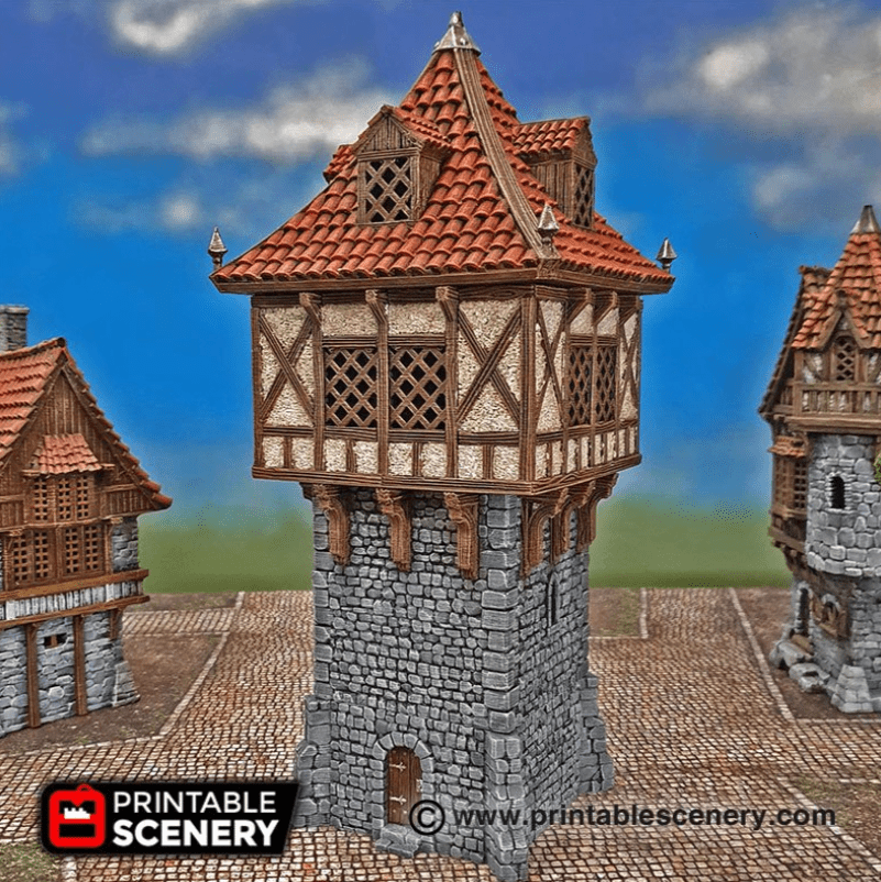Tabletop Terrain Tower Winterdale Watchtower - Fantasy Tower