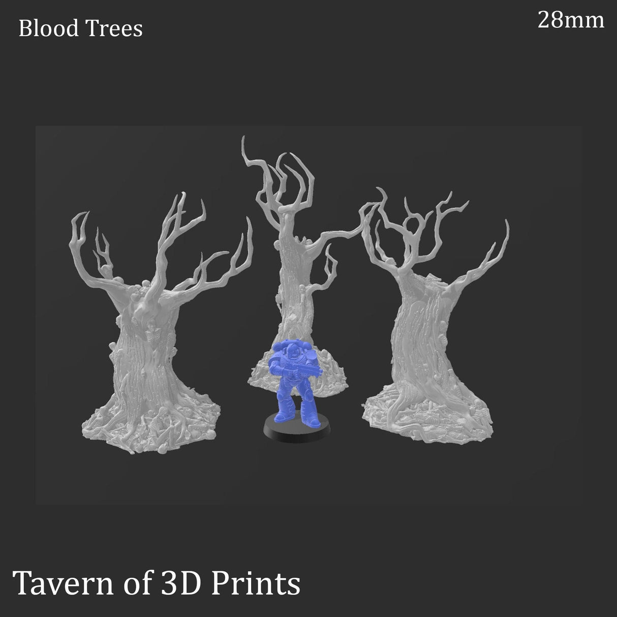 Tabletop Terrain Trees Blood Trees - Scatter Terrain