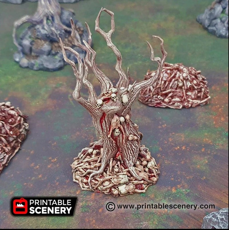 Tabletop Terrain Trees Blood Trees - Scatter Terrain