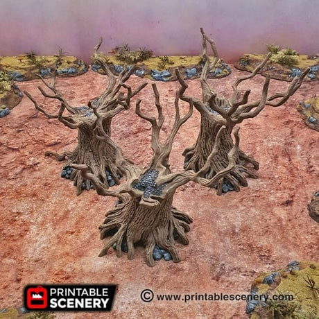 Tabletop Terrain Trees Twisted Trees - Scatter Terrain