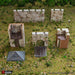 Tabletop Terrain Walls Norman Fort Walls / Ruined Fort Walls - Country & King - Fantasy Historical Walls
