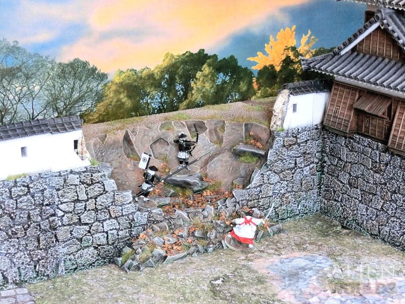 Tabletop Terrain Walls Samurai Castle Wall Set