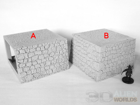 Tabletop Terrain Walls Samurai Castle Wall Set