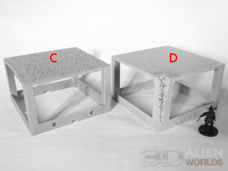 Tabletop Terrain Walls Samurai Castle Wall Set