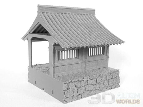 Tabletop Terrain Walls Samurai Temple Wall Set