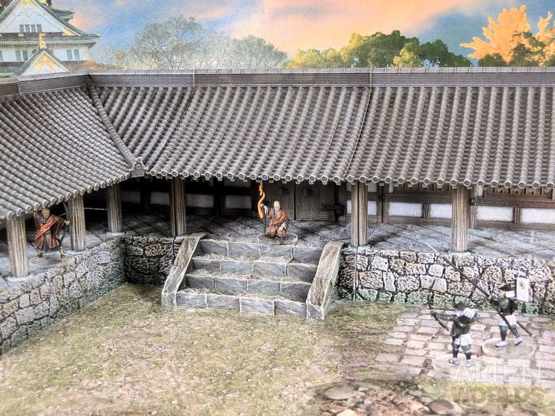 Tabletop Terrain Walls Samurai Temple Wall Set