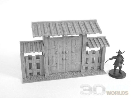 Tabletop Terrain Walls Samurai Wooden Wall Set