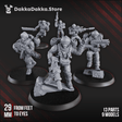 Tabletop Terrain Miniature Phaeton Special Forces Unit (x9)