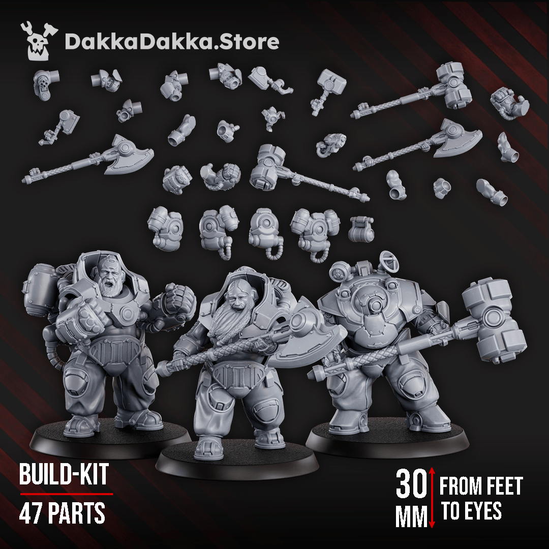 Tabletop Terrain Miniature Mithrilclad Sentinels