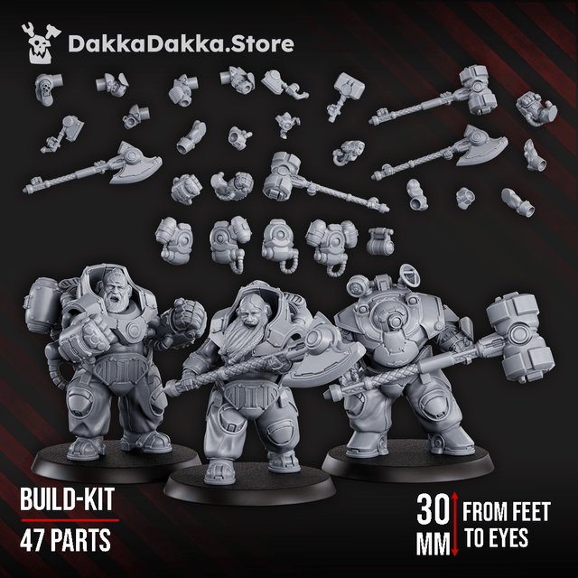 Tabletop Terrain Miniature Mithrilclad Sentinels