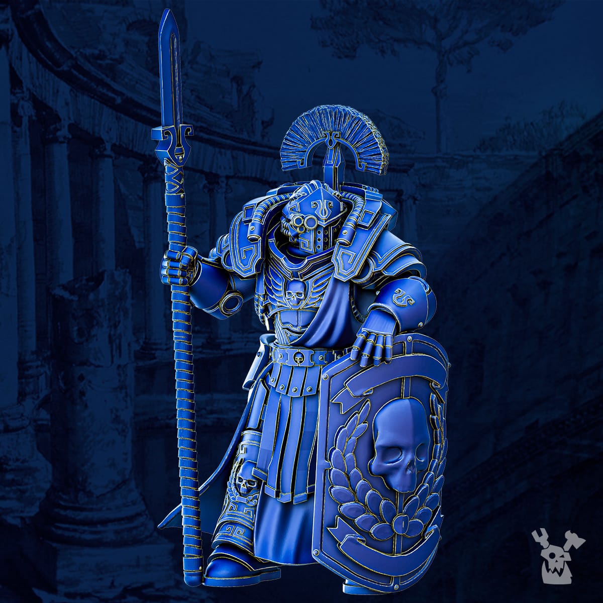 Agamemnon The Cohorte Commander - Heavy Prime Armored Captain of Legio Prima Victrix 1