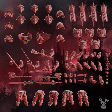 Crimson Wings Honour Squad & Storm Squad with Jump Packs (build-kit & easy-to-build models) 1