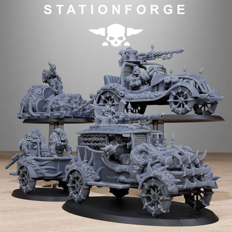 Tabletop Terrain Miniature Corrupted Bloody Convoy