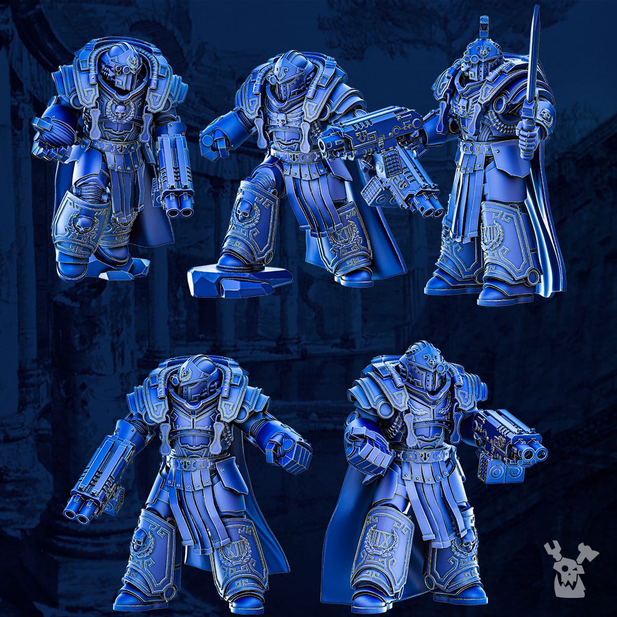 Gravis Princeps Squad (build kit) - Destroyer Armored Space Battleline Unit of Legio Prima Victrix 1