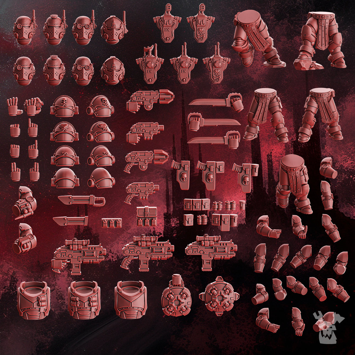 Crimson Wings Recon Squad (build-kit & easy-to-build models) 1