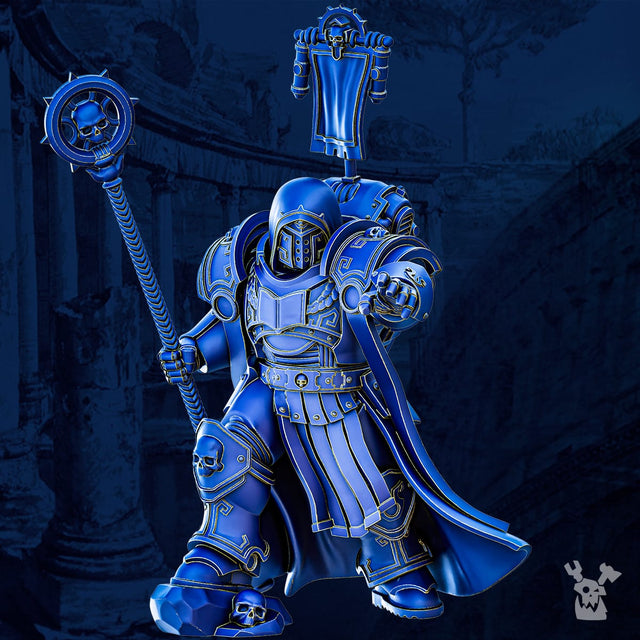 Homer the Psylliad - Prime Armored Space Spellcaster of Legio Prima Victrix 1