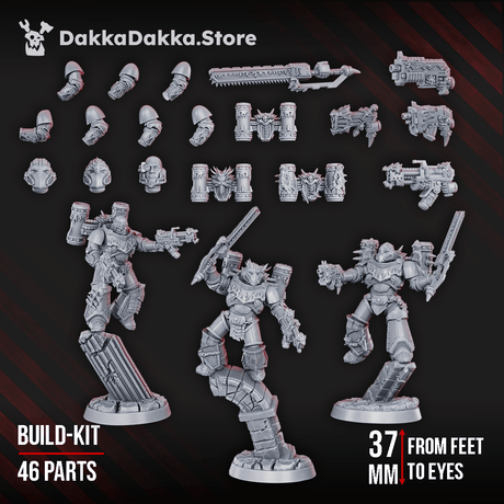 Assault Squad of Fire Lizard Warriors Order  (build kit) 1