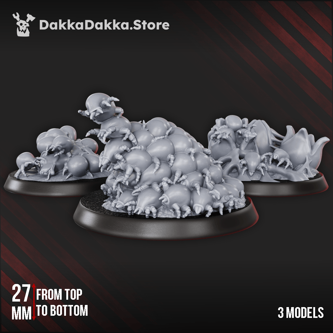 Tabletop Terrain Miniature Fungiticks Swarm (x3)