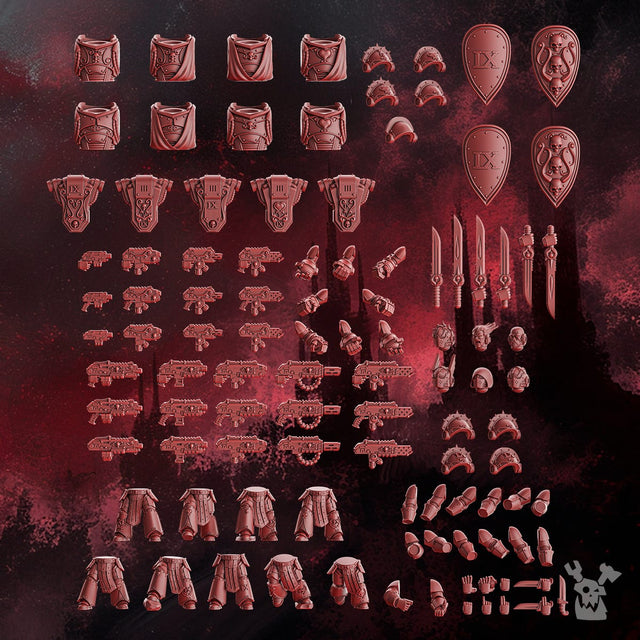 Crimson Wings Tactical Squad (build-kit & easy-to-build models) 1