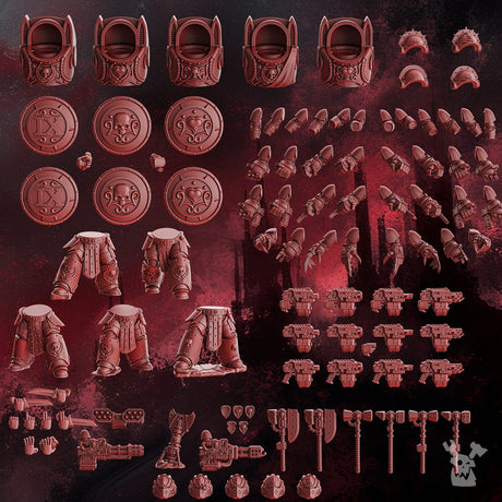 Crimson Wings Destroyers Squad (build-kit & easy-to-build models) 1