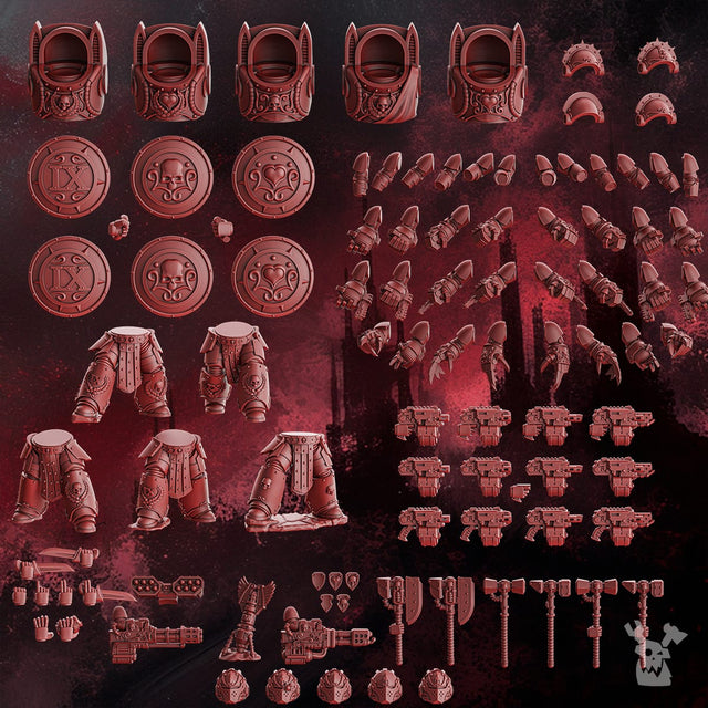 Crimson Wings Destroyers Squad (build-kit & easy-to-build models) 1