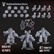 Dragon armor squad (build-kit) + Model assembly guide 1