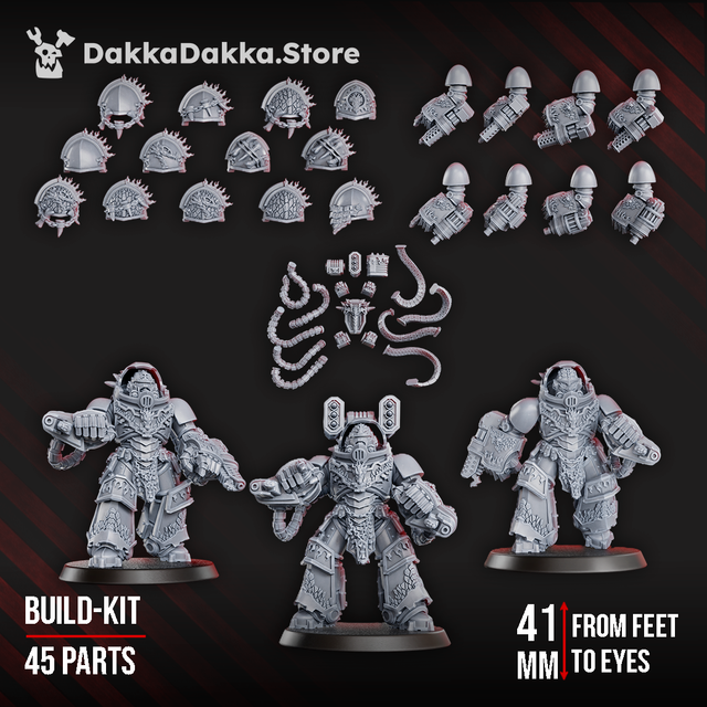 Dragon armor squad (build-kit) + Model assembly guide 1