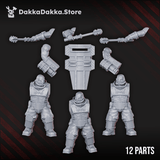 Tabletop Terrain Miniature Dawnguard Ogres x3